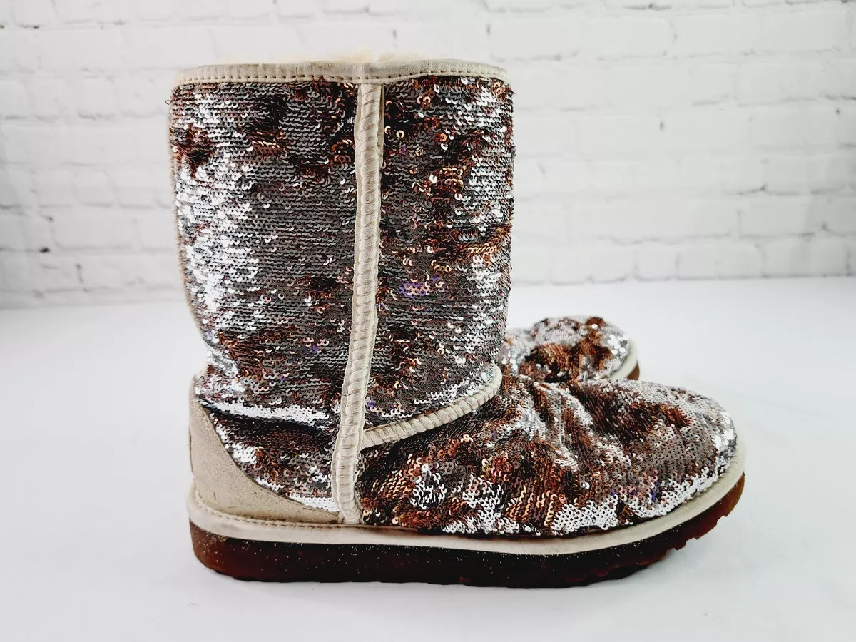 Short sequin ugg boots sale