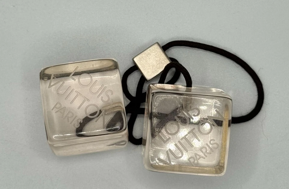 Louis Vuitton Paris Clear Cube Hair Tie COA & Dust Bag - Image 2 of 4