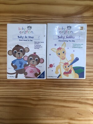 Baby einstein dvd set of 2 baby da vinci baby galileo