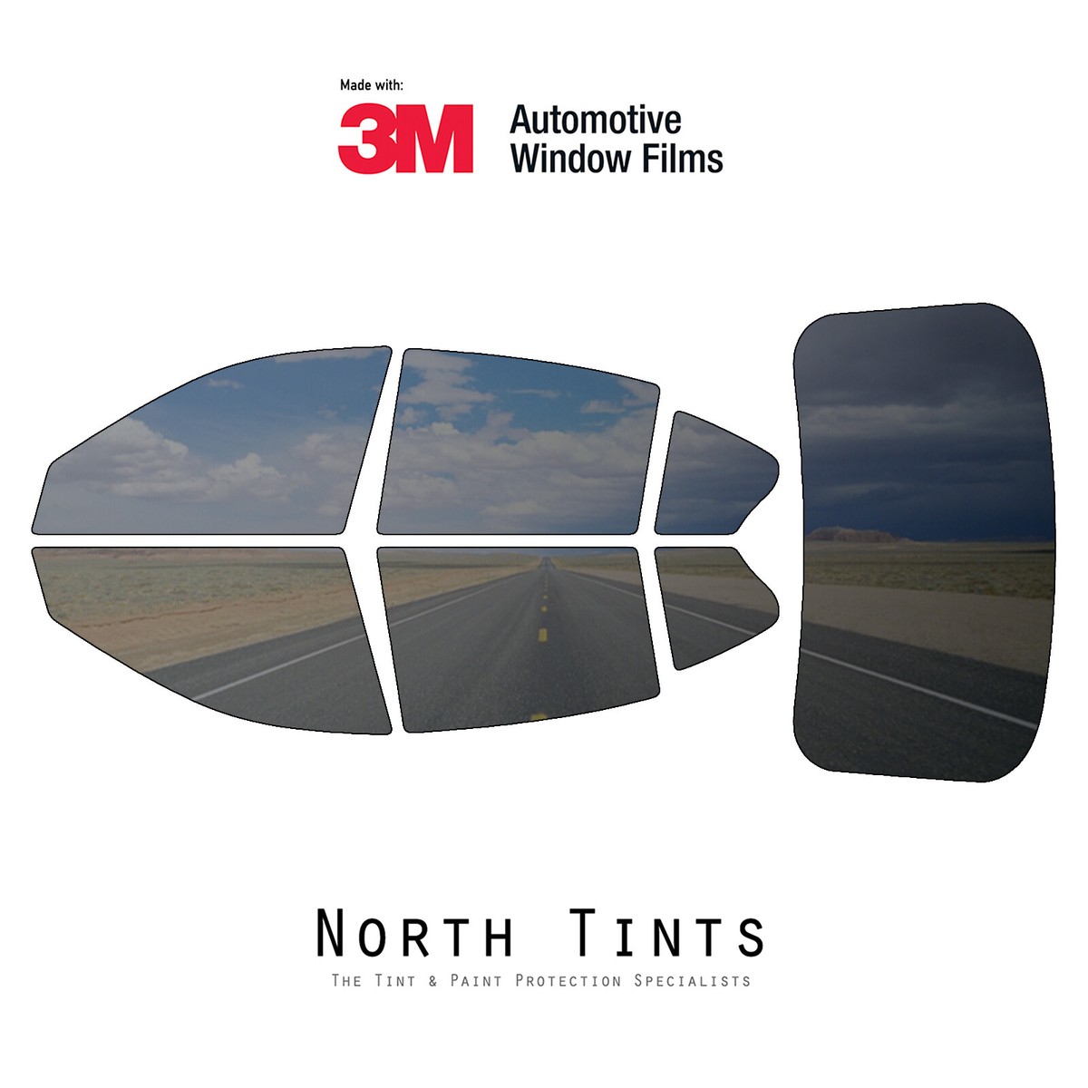 3M COLOR STABLE PreCut Window Tint Glass Film for Infiniti Q50