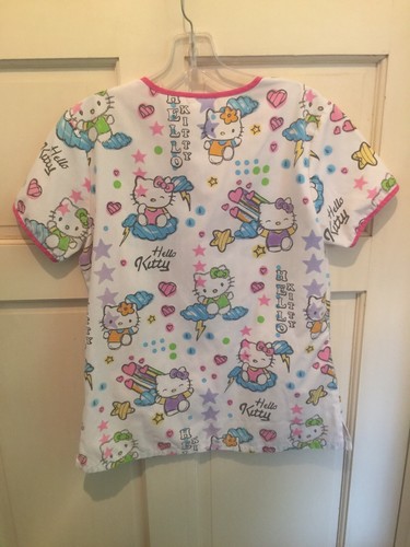 Hello Kitty Scrubs Size XS Or Large - Picture 2 of 5