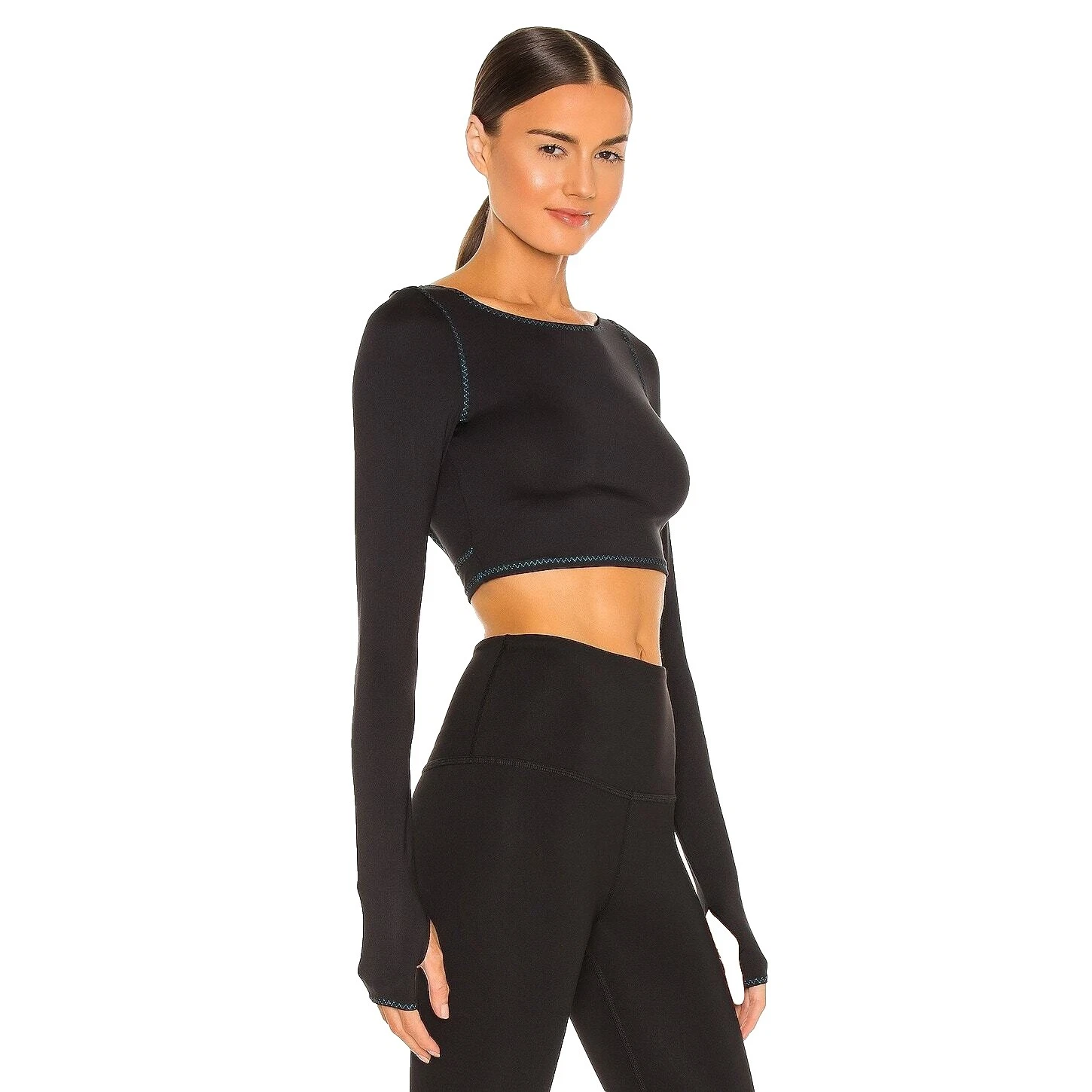 Free People Black Activewear Tops for Women