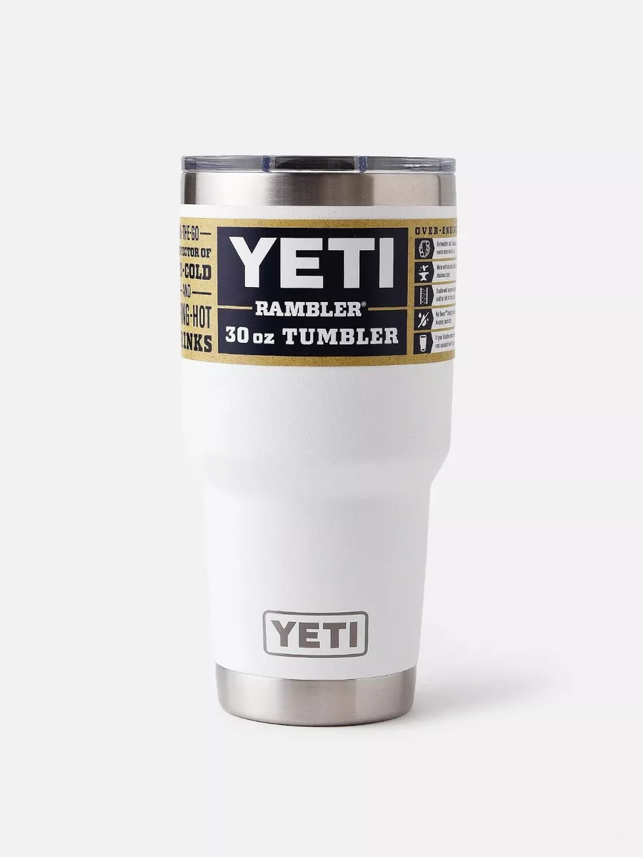 Yeti Rambler Tumbler with Magslider Lid - 30 oz - White