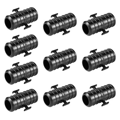10 PCS Poly Crimp Pex Fitting 1/2'' X 1/2''  Straight Coupling With Position Tab