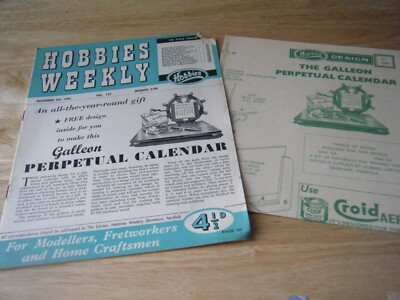 Hobbies Weekly, December 5th 1956, v.123 #3188, Plan - Ding Dong Bunny Toy