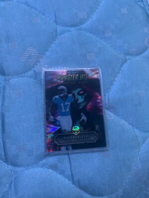 2024 wild card monster hit /1 Xavier Legette Rare Rainbow Witch MHW-XL 