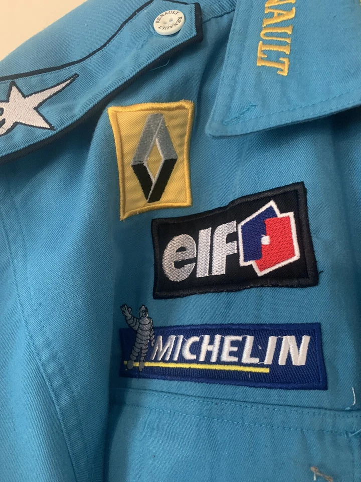 Rare Chemise vintage Renault team F1 sponsor Mild Seven Michelin Elf Alonso - Photo 4/4