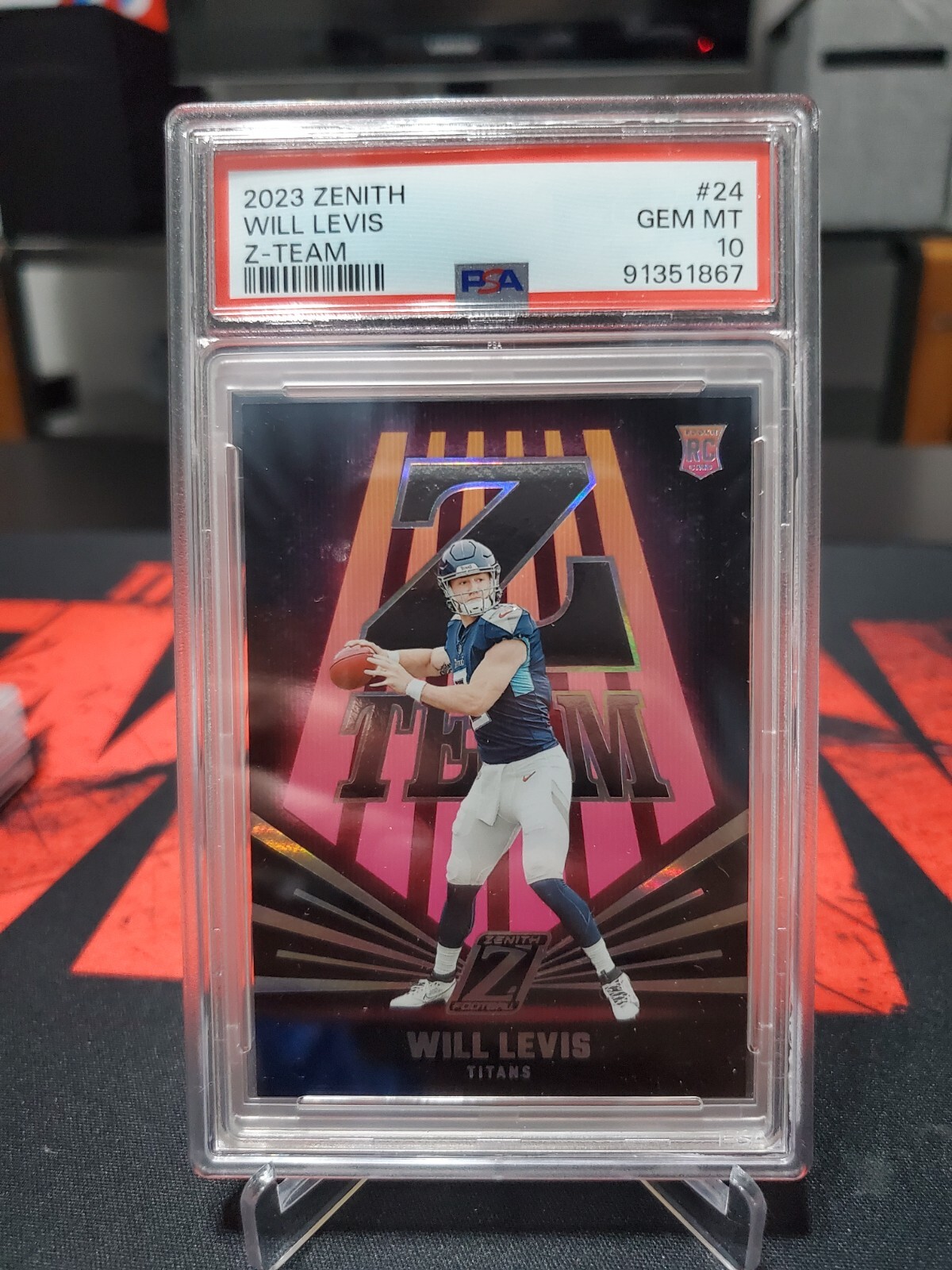Will Levis Panini Zenith Z-Team #24 Base