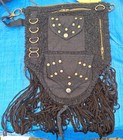 BLACK  festival belts game of thrones, pocket utility steampunk Gekko Money Belt