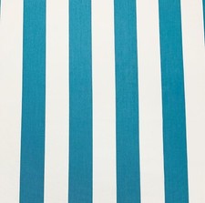BALLARD CANOPY STRIPE BERMUDA WHITE BLUE SUNBRELLA OUTDOOR FABRIC BY YARD 54"W