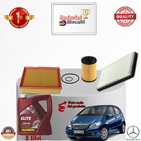 Inspektionskit Filter + ÖL Mercedes A 170 W169 85KW 115CV Von 2011-> 2012