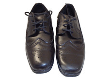 Deer Stags Ace Boys Oxford Black Dress Shoe - Youth Sz. 1 1/2 W