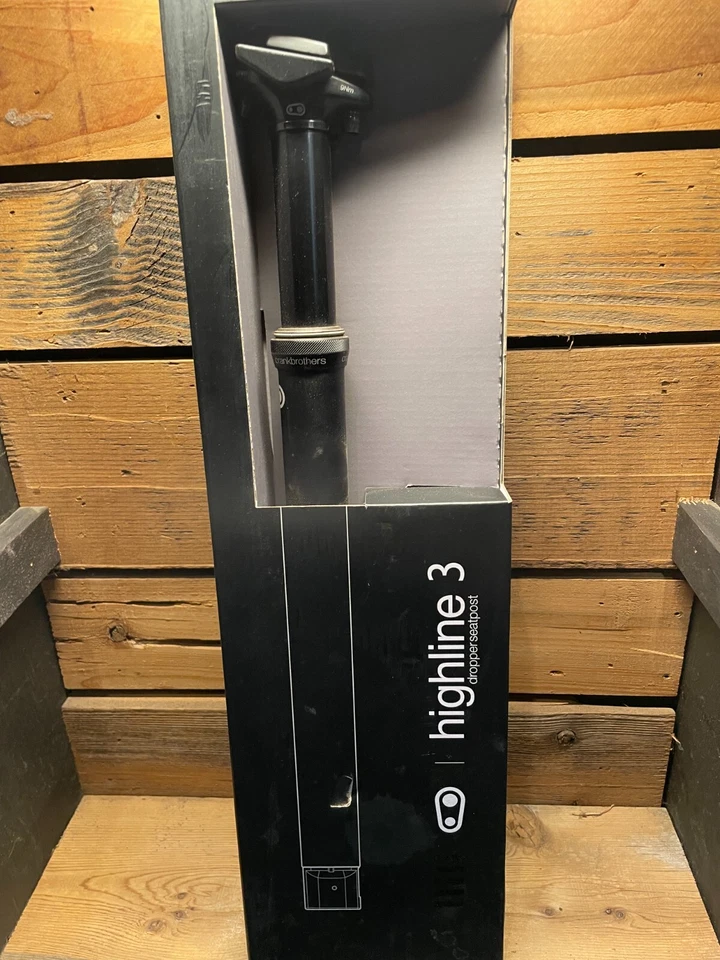 Poste de assento conta-gotas Crank Brothers Highline 3 preto 80 mm 31,6 mm - Imagem 2 de 3