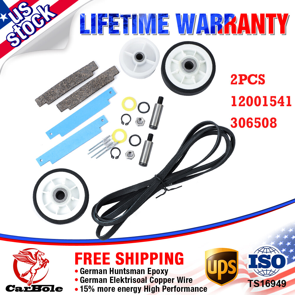 Kit Rulli Cinghia Maytag WP33002535 Kit Manutenzione Asciugatrice Maytag - Include Rulli, Cinghia, Puleggia E Cuscinetti, Ricambio Completo Ricambi Asciugatrice WP33002535 306508 - Foto 11