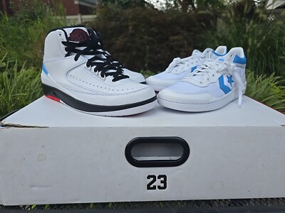 ナイキ ジョーダン × コンバース パック917931-900 Nike Air Jordan 2 X Converse Alumni Pack Retro Sz- 9.5 Brand