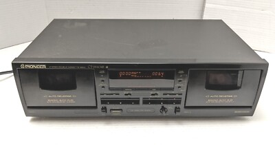 ★PIONEER STEREO CASSETTE DECK CT-7 【品２】 Pioneer CT-W404R, 2 Head Stereo Double Cassette Deck Read Details