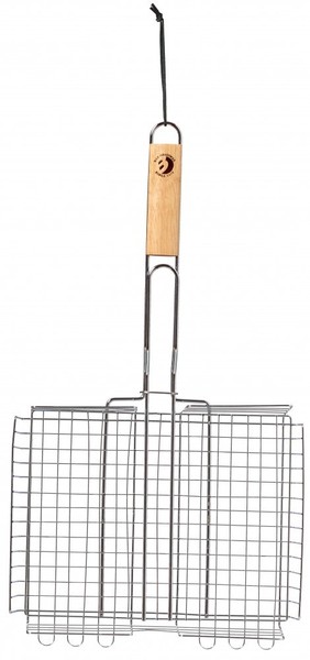 Best Sporting Grillkorb Mit Holzgriff, 31 X 24 X 6 Cm, Verstellbar-image