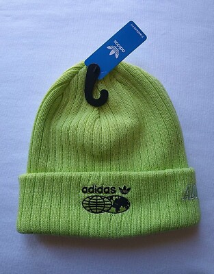 ADIDAS RIBBED WORDWIDE BEANIE, ONE SIZE