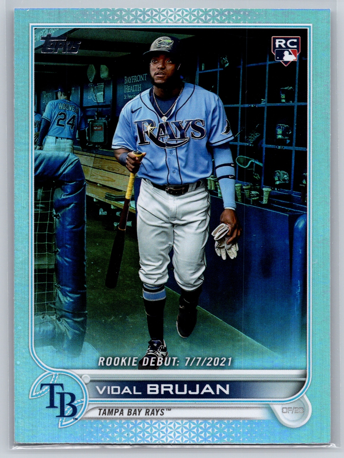 2022 Topps Update #US8 Vidal Brujan Rainbow Foil