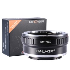 K F Concept adapter for Olympus OM mount lens to Sony E mount NEX a5000 A7II