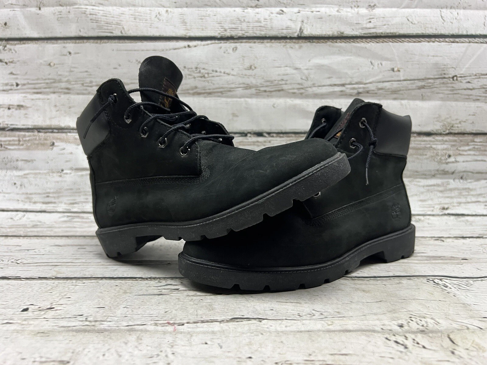 Stivali Timberland Classic 6" impermeabili donna pelle nera senza scatola 10910 taglia 7