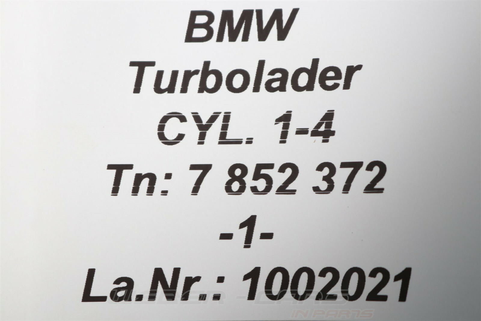 7852372 9502565 Turbocharger Turbo S63T4 New OEM BMW M8 F91 F92 