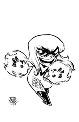   JACKPOT & BLACK CAT #4 - 1:50 SKOTTIE YOUNG'S BIG VIRGIN B&W *6/26/24 PRESALE