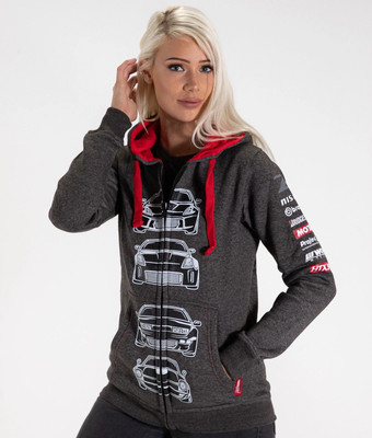 Nissan 370Z 350Z 300ZX 240Z Fairlady Drift JDM Car Womens Hoodie