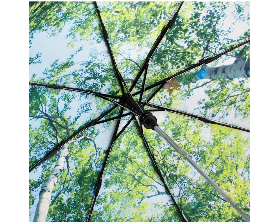 AC-Mini-Taschenschirm Regenschirm Schirm Automatik Sturmsicher ca. 97 cm Eigens - Bild 2 von 2