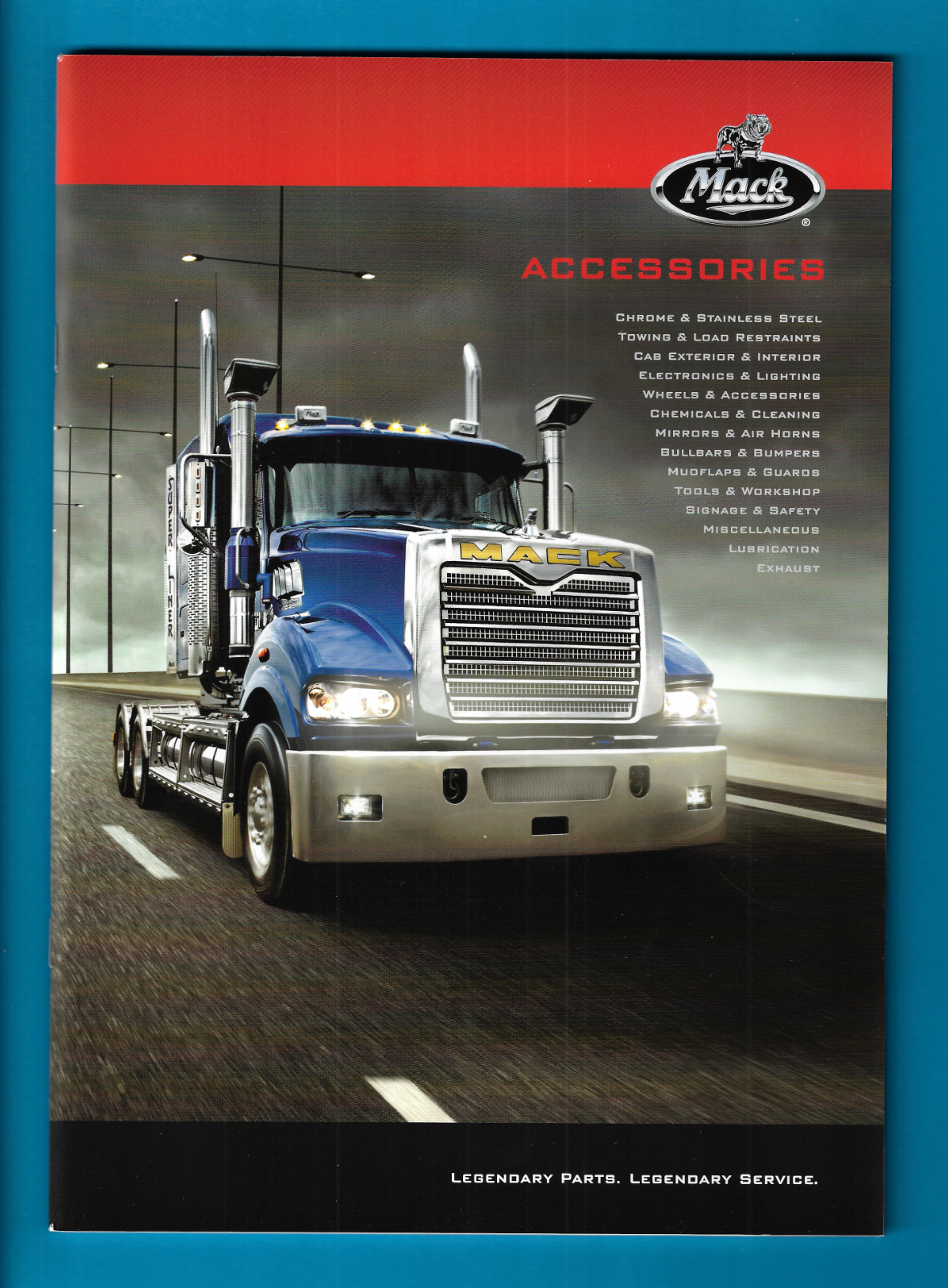 MACK TRUCKS ACCESSORIES 54 PAGE CATALOGUE/ BROCHURE 2010
