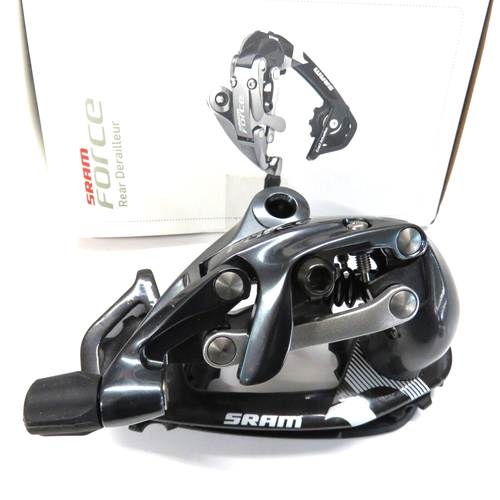 RED Front SRAM Force WiFLi 10-Speed Medium Cage Rear Derailleur