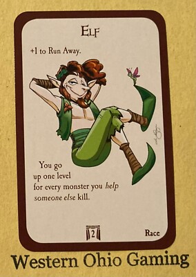 Munchkin Shakespeare Elf Card USED Steve Jackson Games