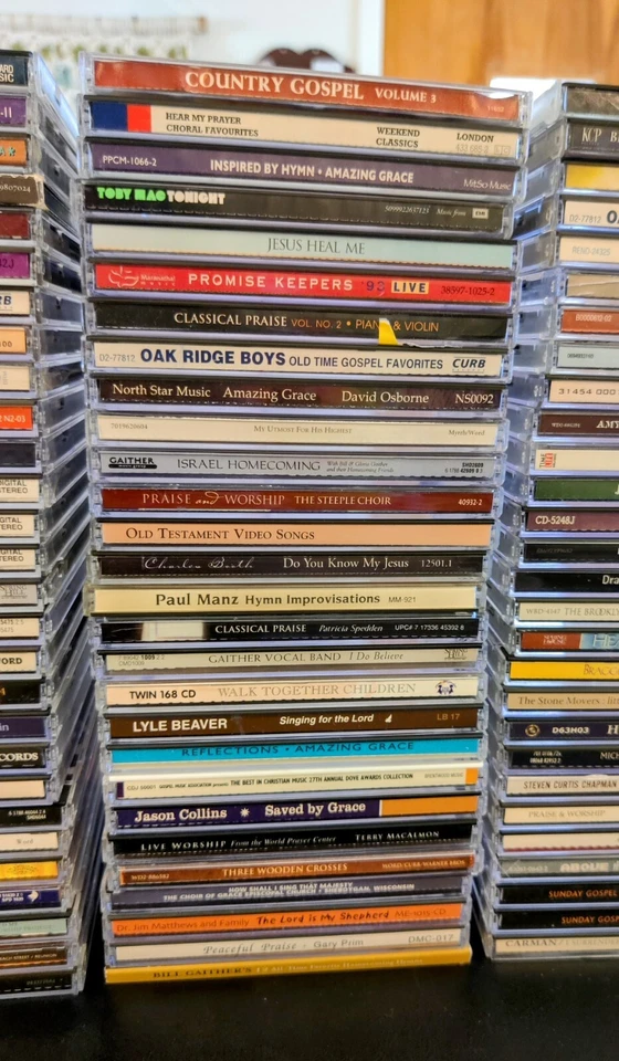 Компакт-диск лот из 112 духовных евангельских гимнов веры святого поклонения хвалы христианской музыки  - Изображение 4 из 4