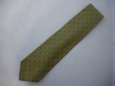 New Brooks Brothers Makers Gold/Black Geometric Woven Tie 100% Silk Made in USA