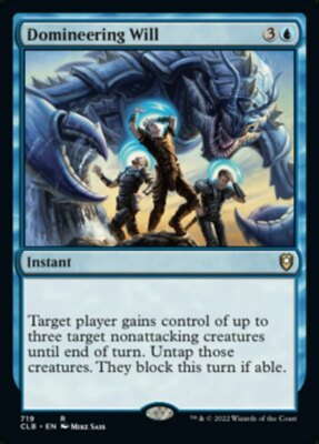 x1 Domineering Will - Deck Exclusive R MTG Commander Legends: Battle for Baldur'