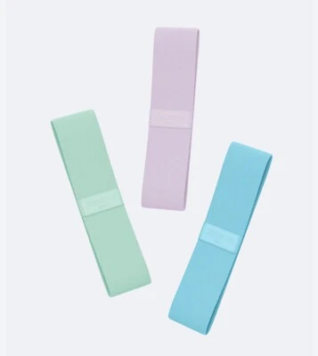 Pilates Loop Bands - 3 Pack - Brand New in Box By betterMe Pastel Colors