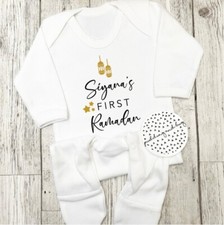 Personalised My First Eid Ramadan Babygrow sleepsuit