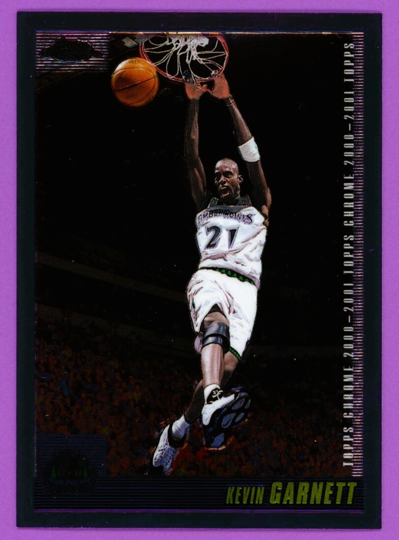 2000-01 Topps Chrome Kevin Garnett #16 HOF Minnesota Timberwolves  NM-MT