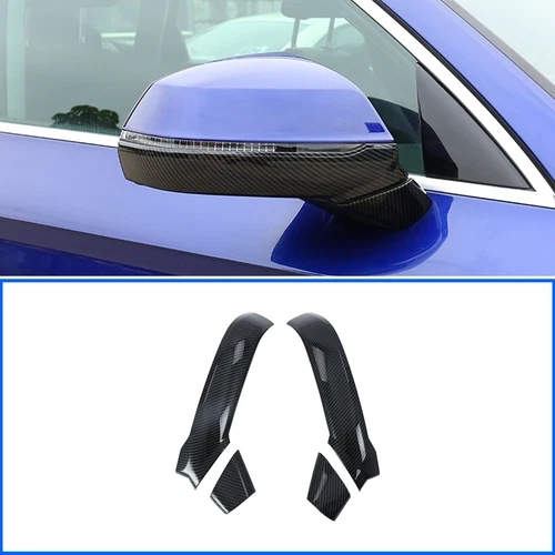 For Audi 2018-2022 Q5 SQ5 ABS Carbon Fiber View Mirror Molding Cover Trim Pair