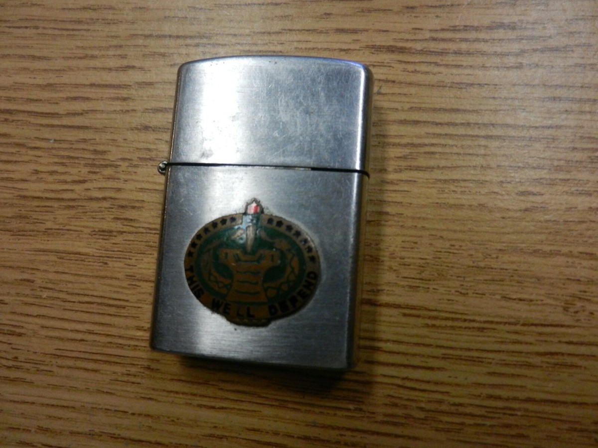 SMC Lighter Japan This Well Defend Sparks Engraved US Army