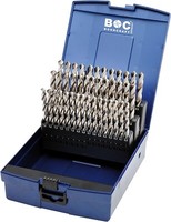 Bohrcraft Spiralbohrersatz 6 Bis 10 Mm Hssg Mit Kreuzanschliff 41 Tlg