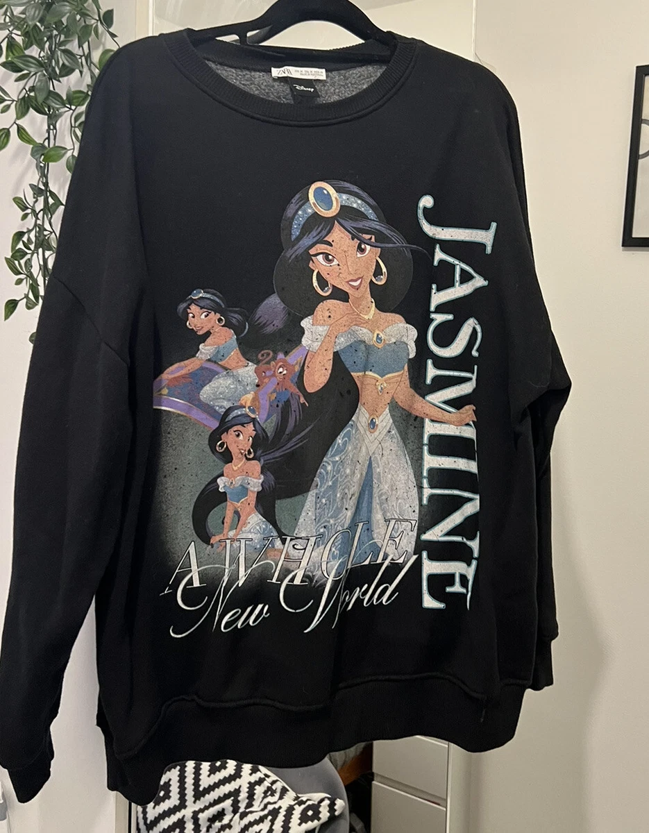 Zara Princess Jasmine Swearshirt Jumper Medium | eBay