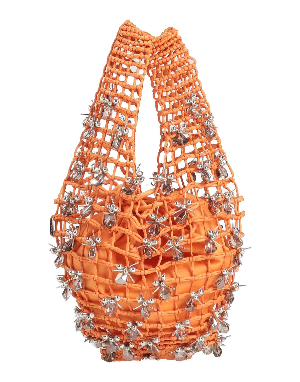 Lanvin - Women - Satin Shopper bag - Orange 345190₽