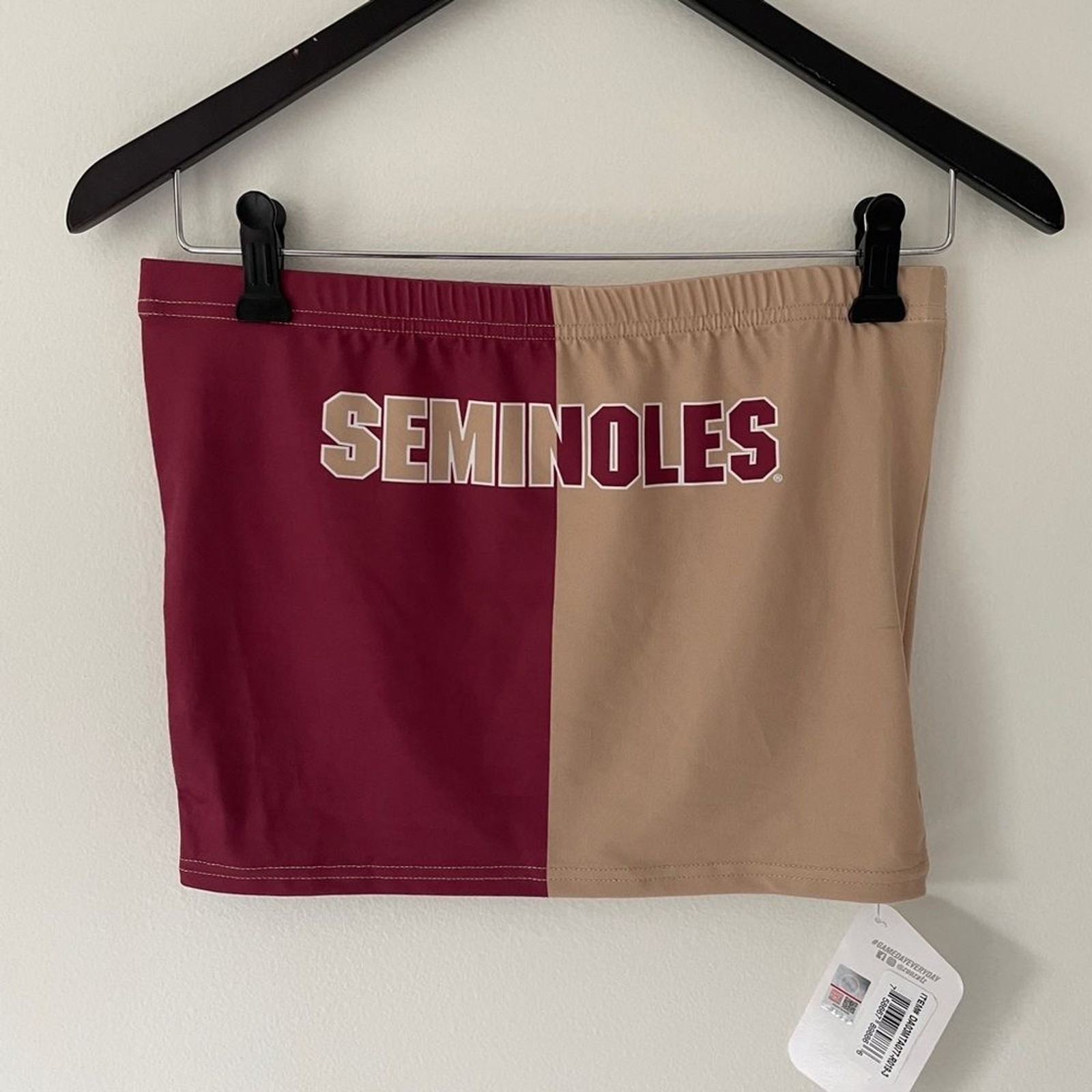 Zoozatz Florida State Seminoles Tube Top Size L