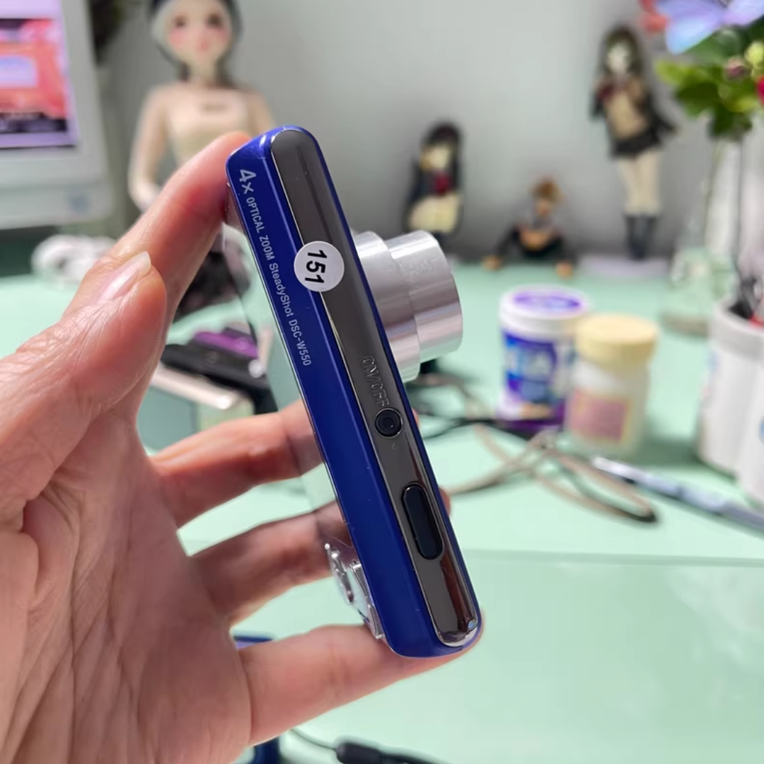 Sony Cyber-shot DSC-W550 14.1MP Digital Camera - Silver for sale