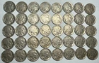ROLL of 40 full date Indian Head BUFFALO NICKELS. Exact coins shown. #36