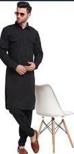 Pakistani Cotton Pathani Kurta Salwar pant Me...