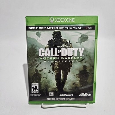 Call of Duty Modern Warfare Remastered (Microsoft Xbox One, 2016) Complete
