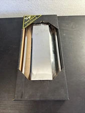 Vintage Sure Plus Truck Mirrors Flat Back Chrome Heated Mirror 16" Tall  7" Wide