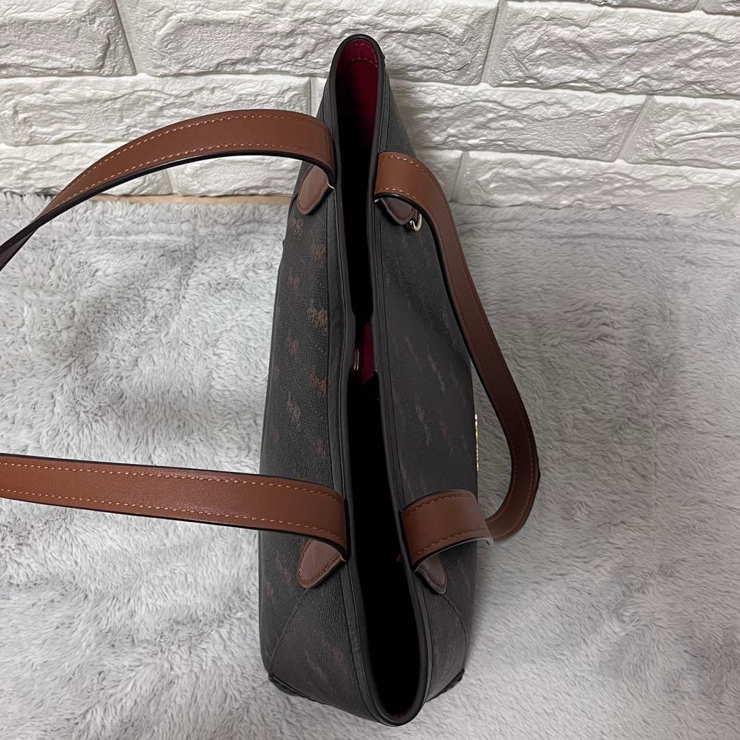 Excellent Condition COACH Horse Pattern Handbag P… - image 4